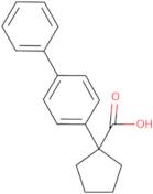 1-(4-Phenylphenyl)cyclopentane-1-carboxylic acid