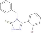 4-Benzyl-5-(2-bromophenyl)-4H-1,2,4-triazole-3-thiol