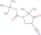 Tert-Butyl 4-Cyano-2,2-Dimethyl-3-Oxopyrrolidine-1-Carboxylate
