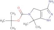 Pyrrolo[3,4-C]Pyrazole-5(4H)-Carboxylic Acid, 3-Amino-2,6-Dihydro-6,6-Dimethyl-, 1,1-Dimethylethyl…