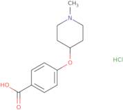 4-[(1-Methylpiperidin-4-yl)oxy]benzoic acid hydrochloride