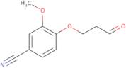 3-Methoxy-4-(3-oxopropoxy)benzonitrile