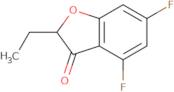 2-Ethyl-4,6-difluoro-2,3-dihydro-1-benzofuran-3-one