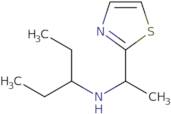 N-[1-(1,3-Thiazol-2-yl)ethyl]pentan-3-amine