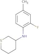 N-(2-Fluoro-4-methylphenyl)thian-3-amine