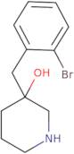 3-[(2-Bromophenyl)methyl]piperidin-3-ol