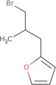 2-(3-Bromo-2-methylpropyl)furan