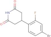 4-(4-Bromo-2-fluorophenyl)piperidine-2,6-dione