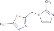 2-Methyl-5-[(2-methyl-1H-imidazol-1-yl)methyl]-1,3,4-oxadiazole