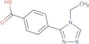 4-(4-Ethyl-4H-1,2,4-triazol-3-yl)benzoic acid