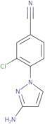 4-(3-Amino-1H-pyrazol-1-yl)-3-chlorobenzonitrile