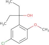 3-(3-Chloro-6-methoxyphenyl)-3-pentanol