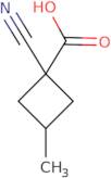 1-Cyano-3-methylcyclobutane-1-carboxylic acid