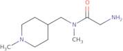 2-Amino-N-methyl-N-(1-methyl-piperidin-4-ylmethyl)-acetamide