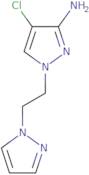 4-Chloro-1-[2-(1H-pyrazol-1-yl)ethyl]-1H-pyrazol-3-amine