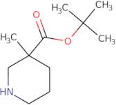 tert-Butyl 3-methylpiperidine-3-carboxylate