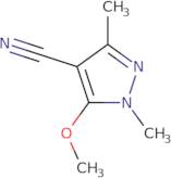 5-Methoxy-1,3-dimethyl-1H-pyrazole-4-carbonitrile