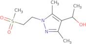1-[1-(2-Methanesulfonylethyl)-3,5-dimethyl-1H-pyrazol-4-yl]ethan-1-ol