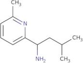 3-Methyl-1-(6-methylpyridin-2-yl)butan-1-amine