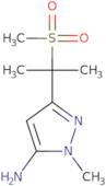 3-(2-Methanesulfonylpropan-2-yl)-1-methyl-1H-pyrazol-5-amine