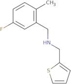 [(5-Fluoro-2-methylphenyl)methyl][(thiophen-2-yl)methyl]amine