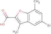 5-Bromo-3,7-dimethyl-1-benzofuran-2-carboxylic acid