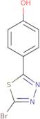 4-(5-Bromo-1,3,4-thiadiazol-2-yl)phenol