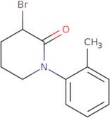 3-Bromo-1-(2-methylphenyl)piperidin-2-one