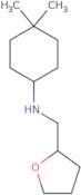 4,4-Dimethyl-N-(oxolan-2-ylmethyl)cyclohexan-1-amine