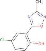 4-Chloro-2-(3-methyl-1,2,4-oxadiazol-5-yl)phenol