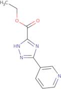 Ethyl 3-(pyridin-3-yl)-1H-1,2,4-triazole-5-carboxylate