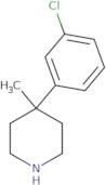 4-(3-Chlorophenyl)-4-methylpiperidine