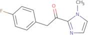 2-(4-Fluorophenyl)-1-(1-methyl-1H-imidazol-2-yl)ethan-1-one