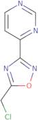 4-[5-(Chloromethyl)-1,2,4-oxadiazol-3-yl]pyrimidine