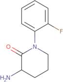 3-Amino-1-(2-fluorophenyl)piperidin-2-one