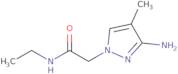 2-(3-Amino-4-methyl-1H-pyrazol-1-yl)-N-ethylacetamide