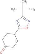 4-(3-tert-Butyl-1,2,4-oxadiazol-5-yl)cyclohexan-1-one