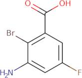 3-Amino-2-bromo-5-fluorobenzoic acid