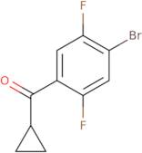 (4-Bromo-2,5-difluorophenyl)(cyclopropyl)methanone