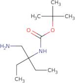 tert-Butyl N-[3-(aminomethyl)pentan-3-yl]carbamate