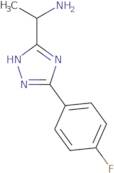 1-(3-(4-Fluorophenyl)-1H-1,2,4-triazol-5-yl)ethanamine