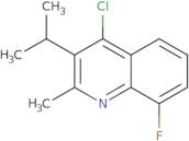 4-Chloro-8-fluoro-2-methyl-3-(propan-2-yl)quinoline