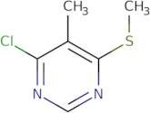 4-chloro-5-methyl-6-(methylsulfanyl)pyrimidine