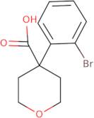 4-(2-Bromophenyl)oxane-4-carboxylic acid