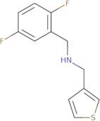 [(2,5-Difluorophenyl)methyl][(thiophen-3-yl)methyl]amine