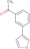 1-[3-(Furan-3-yl)phenyl]ethanone