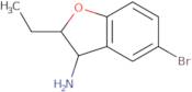 5-Bromo-2-ethyl-2,3-dihydro-1-benzofuran-3-amine