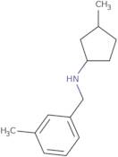 3-Methyl-N-[(3-methylphenyl)methyl]cyclopentan-1-amine