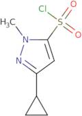 3-Cyclopropyl-1-methyl-1H-pyrazole-5-sulfonyl chloride
