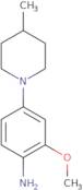 2-Methoxy-4-(4-methylpiperidin-1-yl)aniline